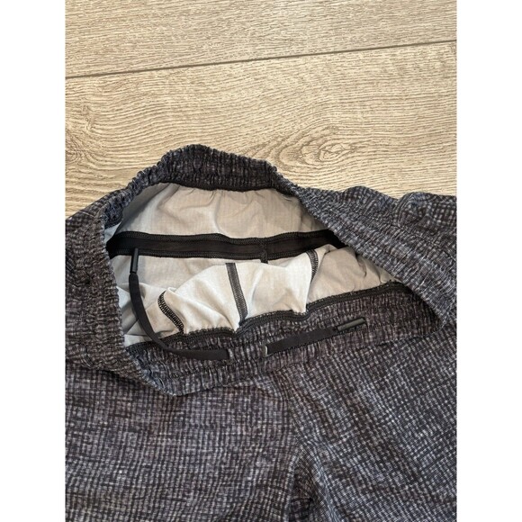 Lululemon Pace Breaker Short Mens Medium 9" Linerless Grey Pattern Gym Running - Picture 5 of 8